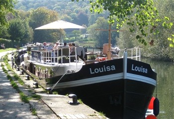 4-passenger Louisa, cruising on the Canal du Midi.